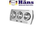 Đèn sưởi nhà tắm Hans 3 bóng
