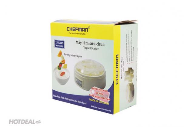 Máy làm sữa chua Chefman 8 cốc nhựa CM-302N