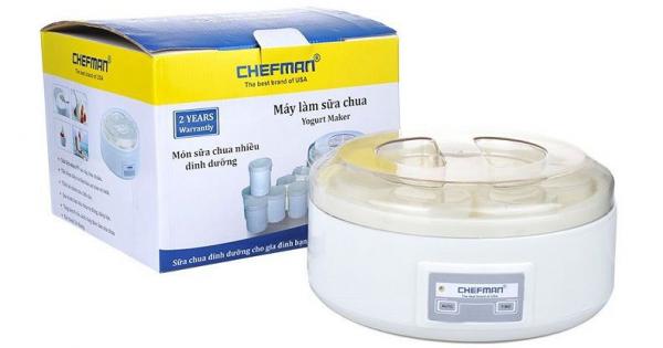 Máy làm sữa chua Chefman 8 cốc nhựa CM-302N