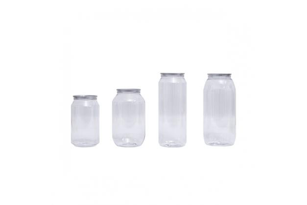 Lon nhựa Unibar kèm nắp xé 350ml, 500ml và 700ml