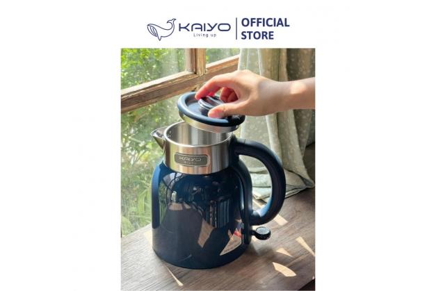 Ấm siêu tốc 2 lớp Cool touch Kaiyo 1.5L công nghệ Nhật bản Ấm siêu tốc 2 lớp Cool touch Kaiyo 1.5L công nghệ Nhật bản