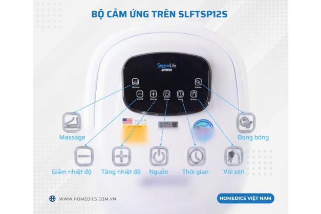 Bồn ngâm chân Serenelife SP12S Thế hệ mới nhất 2025 của mỹ