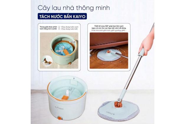 Cây lau nhà tách nước Kaiyo KM51 Công nghệ Nhật bản Cây lau nhà tách nước Kaiyo KM51 Công nghệ Nhật bản