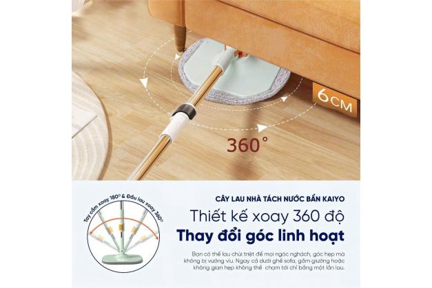 Cây lau nhà tách nước Kaiyo KM51 Công nghệ Nhật bản Cây lau nhà tách nước Kaiyo KM51 Công nghệ Nhật bản