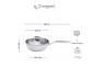 Chảo sâu lòng Kaiyo Inox 316 KIW 5 lớp liền khối của Nhật Chảo sâu lòng Kaiyo Inox 316 KIW 5 lớp liền khối của Nhật