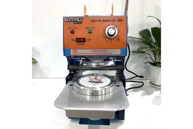 Máy dập nắp cốc miệng ly YILI D8, Dập thủ công Máy dập nắp cốc miệng ly YILI D8, Dập thủ công
