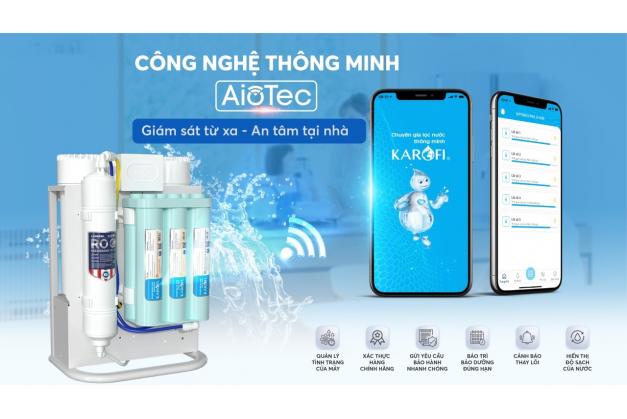 Máy lọc nước Karofi KAQ-U96 Thế hệ mới 10 lõi lọc