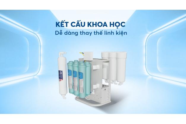 Máy lọc nước Karofi KAQ-U96 Thế hệ mới 10 lõi lọc