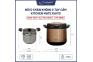 Nồi ủ Kaiyo 4,5L KTC6896 & KTC6902 Kitchen Mate loại tay cầm vung kính thương hiệu Nhật bản
