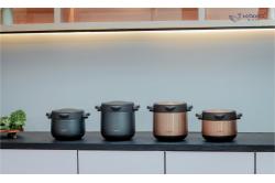 Nồi ủ Kaiyo 3L KTC6919 & KTC6926 Kitchen Mate loại tay cầm vung kính thương hiệu Nhật bản