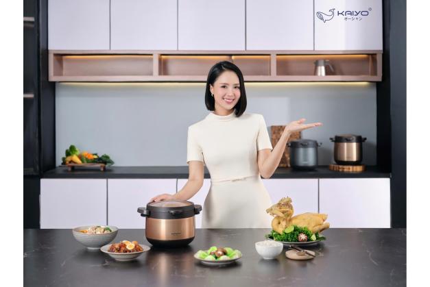 Nồi ủ Kaiyo 3L KTC6919 & KTC6926 Kitchen Mate loại tay cầm vung kính thương hiệu Nhật bản