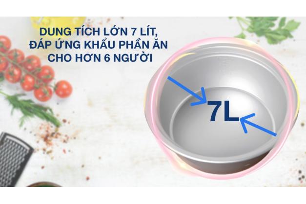 Nồi cơm điện Sharp KSH-D77V Dung tích 7L Nồi cơm điện Sharp KSH-D77V Dung tích 7L