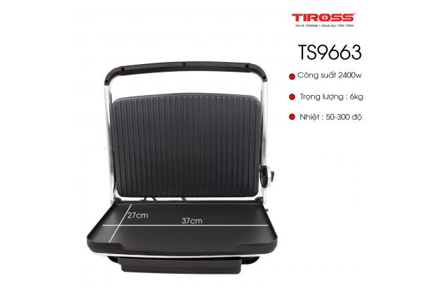 Máy kẹp nướng bánh mì Tiross TS9663 loại lớn