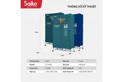 Tủ sấy quần áo Saiko CD-2300 công suất 2300W