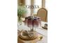 Cốc thủy tinh Crista Home vân lưới dung tích 420ml