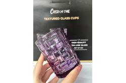 Bộ 6 cốc thủy tinh Vân Caro Crista Home dung tích 280ml