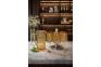 Bình thủy tinh vân Caro nắp gỗ Crista Home dung tích 1L