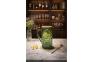 Bình thủy tinh vân Caro nắp gỗ Crista Home dung tích 1L