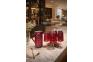 Bình thủy tinh vân Caro nắp gỗ Crista Home dung tích 1L