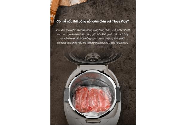 Nồi cơm điện cao tần Cuckoo CRP-CHAS109FW lòng nồi inox dung tích 1.8L