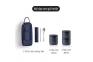 Bộ Hộp Cơm Giữ Nhiệt Locknlock Pump Vacuum Lunch Box (300Mlx2, 500Mlx1, Bộ Đũa Và Thìa, Túi) - Màu Xanh Navy - LHC8052S01