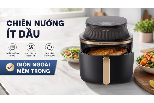 Nồi chiên không dầu Philips NA342/00 dung tích 7.2L