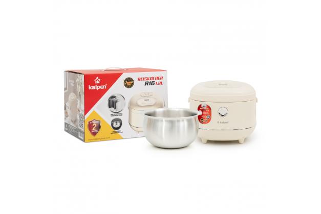 Nồi cơm điện lòng nồi Inox 304 liền khối Kalpen R16 dung tích 1.2L