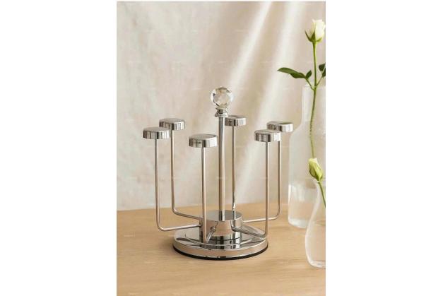 Khay úp cốc, giá úp cốc hình tròn TEWA 6 chiếc