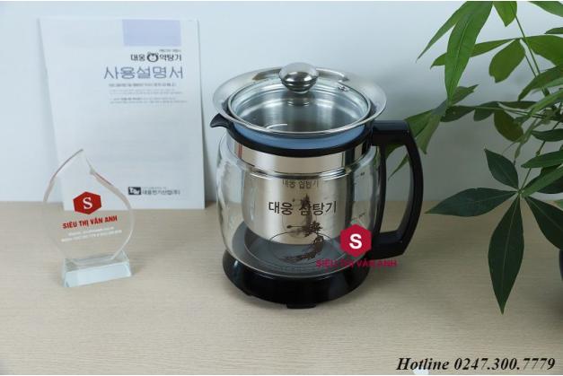 Ấm sắc thuốc Daewoong DW-390G Nhập khẩu Hàn quốc