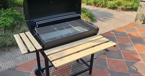 Bếp nướng ngoài trời có nắp đậy BBQ05 sản xuất tại Việt Nam