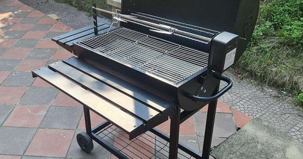 Bếp nướng ngoài trời có motor xoay BBQ05-M của Việt Nam