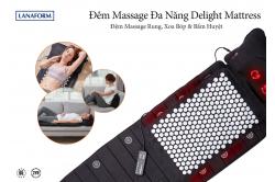 Đệm massage toàn thân Lanaform Delight LA110316
