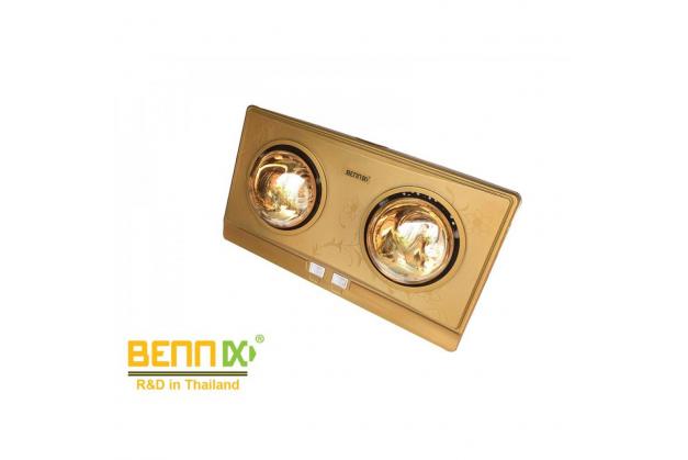 Đèn sưởi nhà tắm Bennix BN-02BG 2 bóng