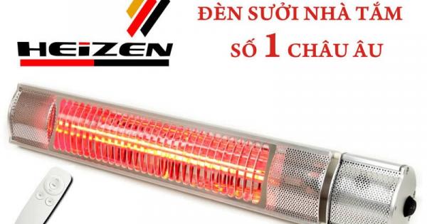 Đèn sưởi nhà tắm chóng chói Heizen HE-ITR có điều khiển