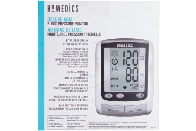 Máy đo huyết áp bắp tay HoMedics BPA065 công nghệ Mỹ