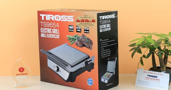 Máy kẹp bánh mỳ Tiross TS9654 Công suất 2000W