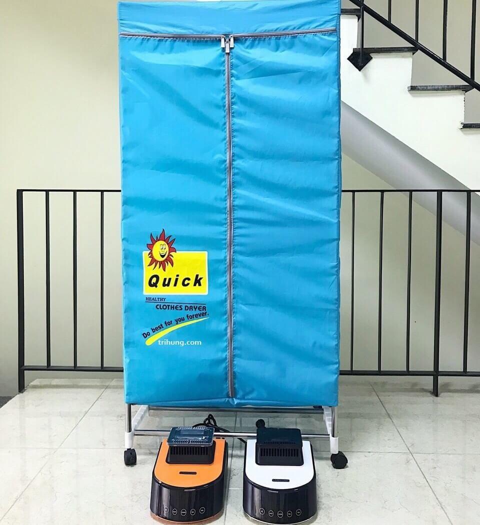 Máy sấy quần áo Hàn quốc 2 tầng có đèn UV