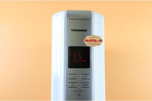 Máy sưởi dầu Tiross TS9218 Ban lan 12 thanh nhiệt
