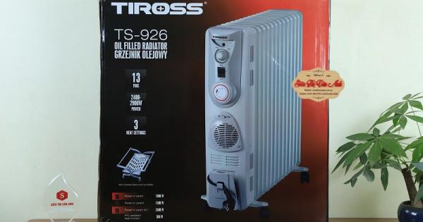 Máy sưởi dầu Tiross TS926 của Ba Lan 13 Thanh nhiệt