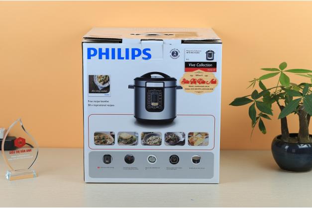 Nồi áp suất điện Philips 6 lít HD2137/65 Hàng chính hãng