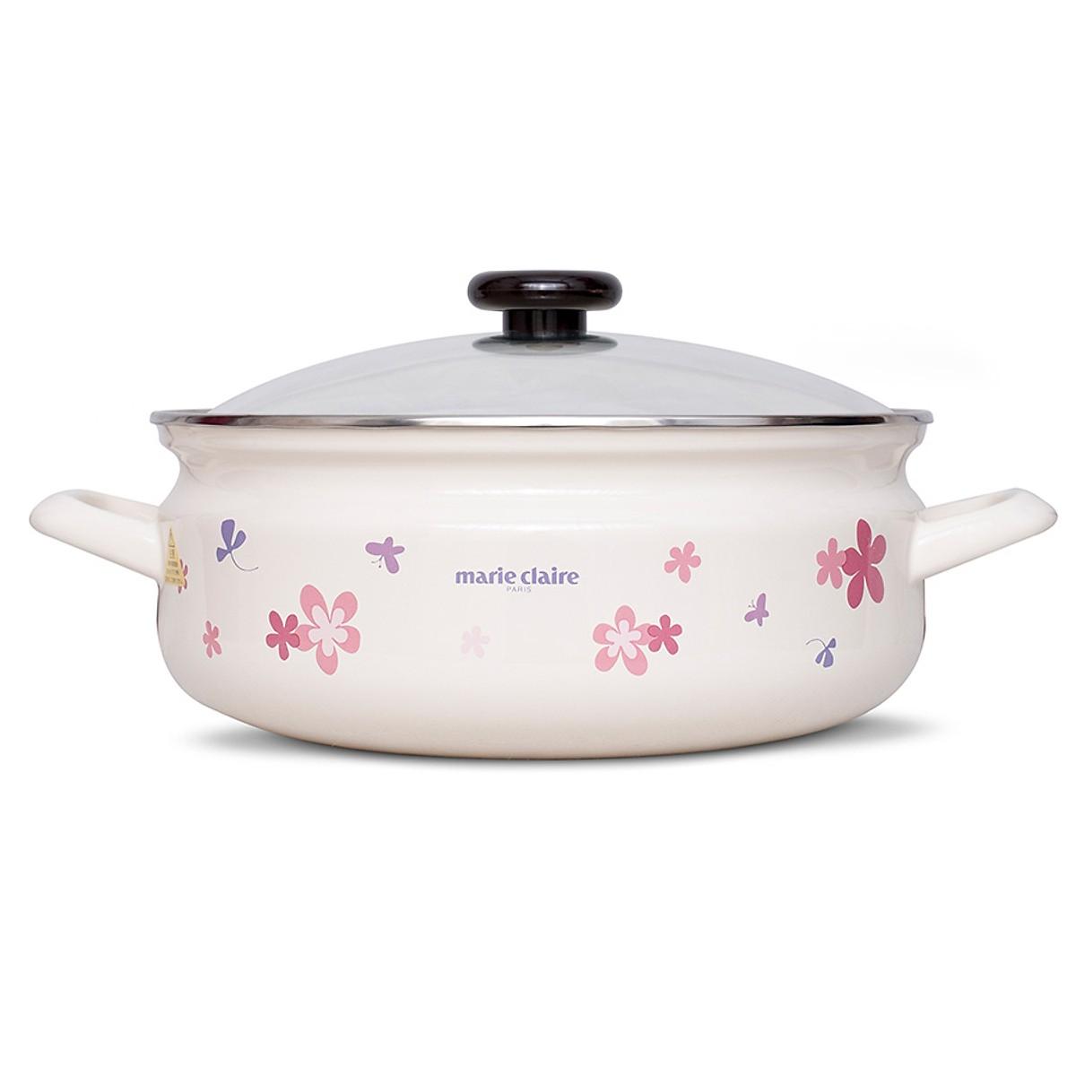 Nồi lẩu tráng men Fujihoro MCPV-27HD Nhật bản