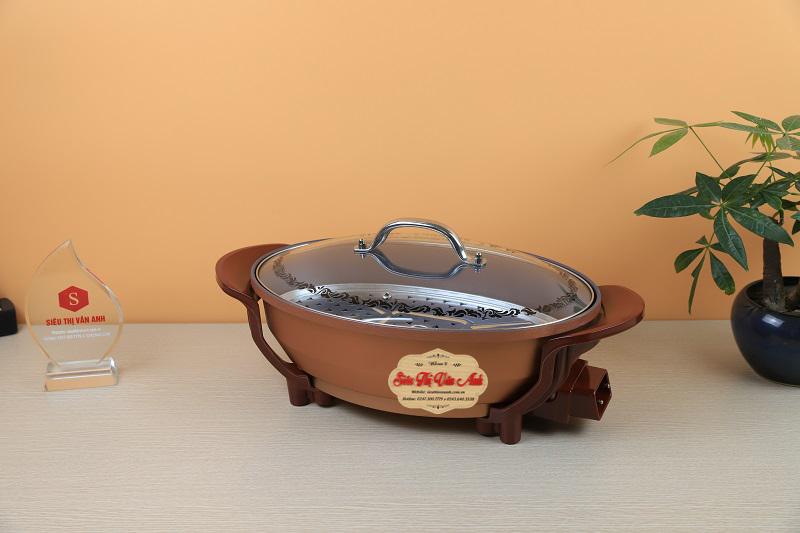 Chảo lẩu cá Shachu CS-E có vỉ hấp đa năng