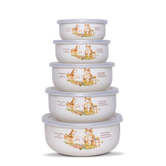 Bộ hộp đựng thực phẩm Fujihoro 5 hộp KIT-251 Nhật bản