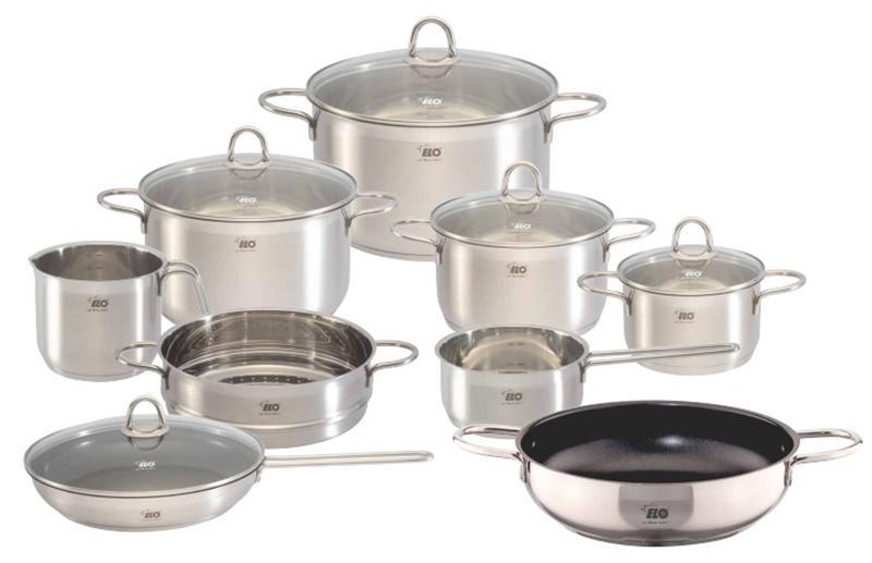 Bộ nồi chảo Elo Smaragd 9 chiếc của Đức