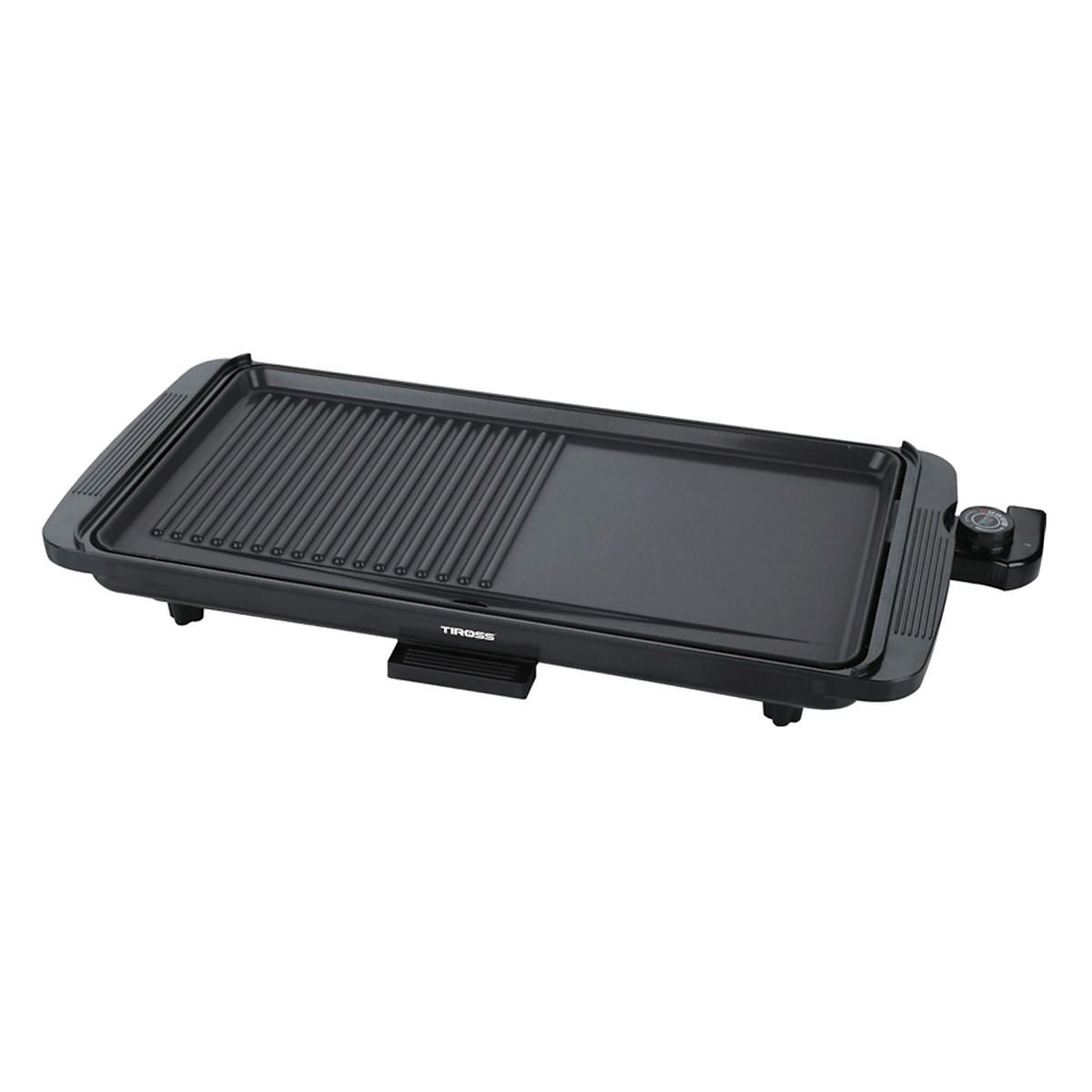 Vỉ nướng điện Tiross TS9681 Với 2 mặt nướng