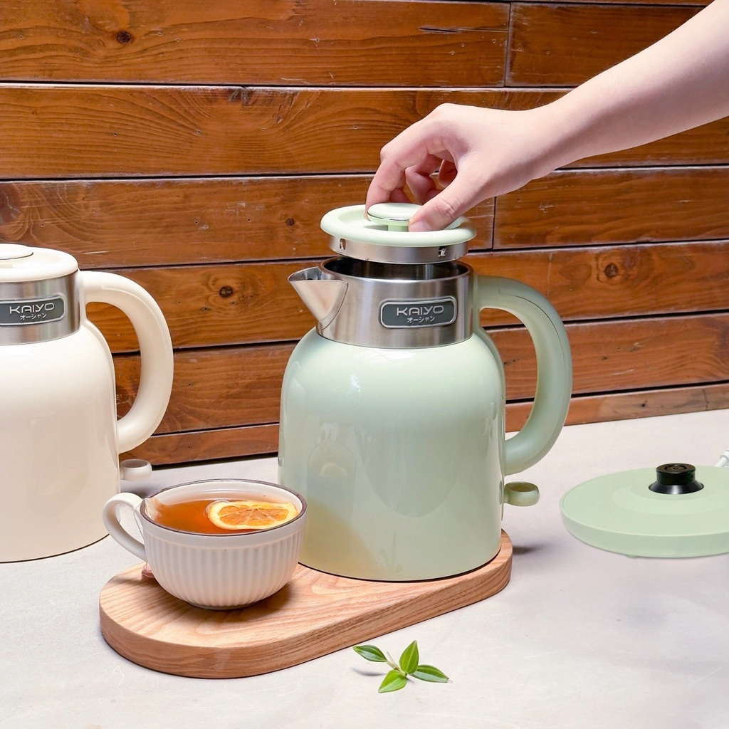 Ấm siêu tốc 2 lớp Cool touch Kaiyo 1.5L công nghệ Nhật bản