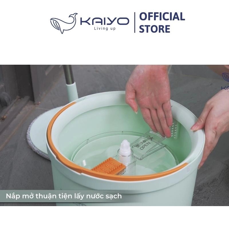 Cây lau nhà tách nước Kaiyo KM51 Công nghệ Nhật bản