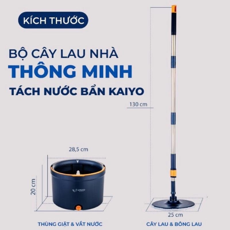Cây lau nhà tách nước Kaiyo KM51 Công nghệ Nhật bản