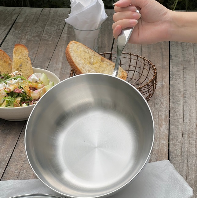 Chảo sâu lòng Kaiyo Inox 316 KIW 5 lớp liền khối của Nhật