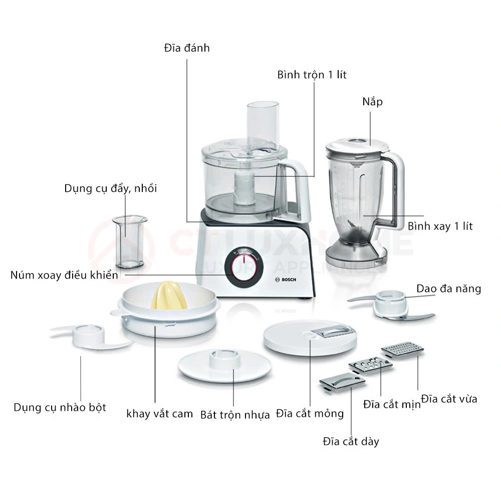 Máy chế biến thực phẩm đa năng MCM4100 của Đức